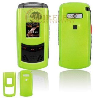Solid Neon Green Snap On Cover Hard Case Cell Phone Protector for UTStarcom PCD CDM 8975 [Beyond Cell Packaging] Cell Phones & Accessories