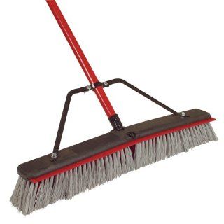 Harper Brush Works 24 Inch Medium Surface Push Broom & Squeegee Combo With Handle Brace 1524A 1 (Discontinued by Manufacturer) Patio, Lawn & Garden