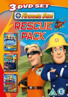 Fireman Sam Rescue Pack (Ready for Action / Choppy Waters / Helicopter Heroes)      DVD