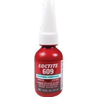 Loctite 60921 General Purpose Retaining Compound 609, .34 Oz. (10 Ml) Bottle
