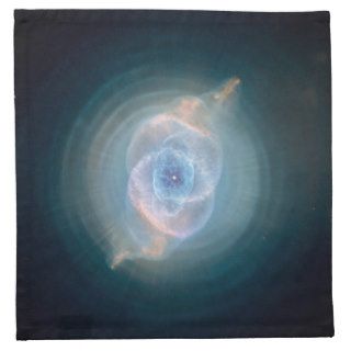 Blue Cat's Eye Nebula Cloth Napkins