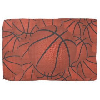basketball pile kitchen towel