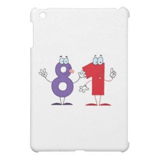 Happy Number 81 iPad Mini Cover