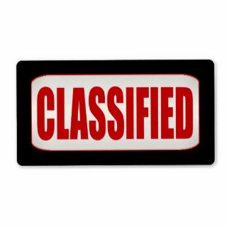 Standard Business Classified Large Label
