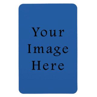 Pure Cerulean Blue Color Trend Blank Template Magnet