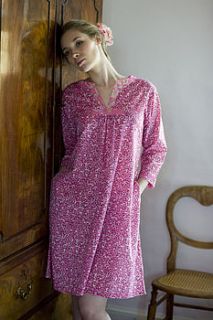 dapple print florence nightdress by caro london