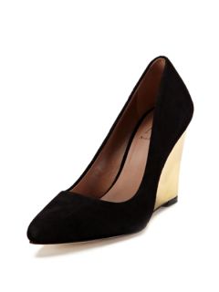 Alana Pointed Toe Wedge Pump by Ava & Aiden