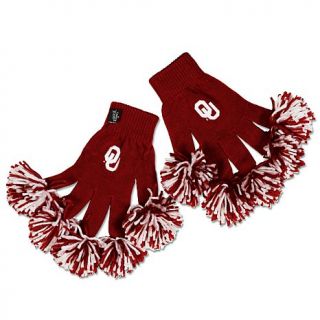 NCAA Spirit Fingerz All in One Pom Pom Gloves   U Of Oklahoma