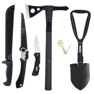 SOG Stainless Steel Knife and Tool Ultimate Adventure Kit