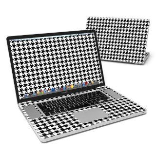Houndstooth Design Protector Skin Decal Sticker for Apple MacBook Pro 17 inch (Original, SEPARATE TRACKPAD button) released in April 2006 Computers & Accessories