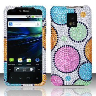 Rainbow Dots FPD Design for LG LG Optimus G2x Cell Phones & Accessories