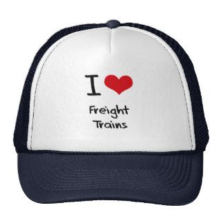 I Love Freight Trains Trucker Hat