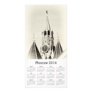Moscow, Russia 2014 Calendar Photo Card