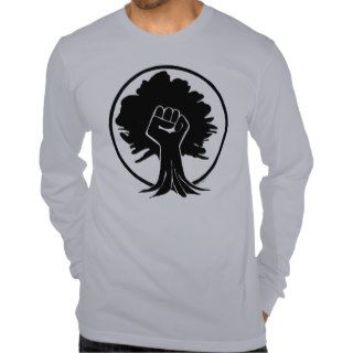 600BlackFist Tree T shirt