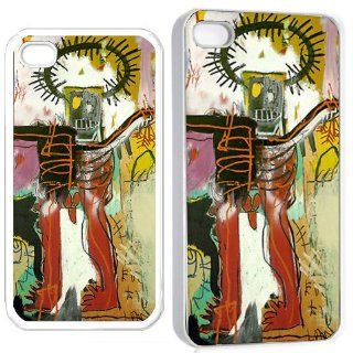 jean michel basquiat ar1 iPhone Hard 4s Case White Cell Phones & Accessories