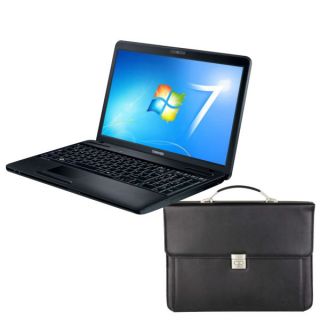Toshiba Satellite Pro C660D 1FM 15.6 Inch Laptop with Thierry Mugler Designer Laptop Bag (Bundle)      Computing