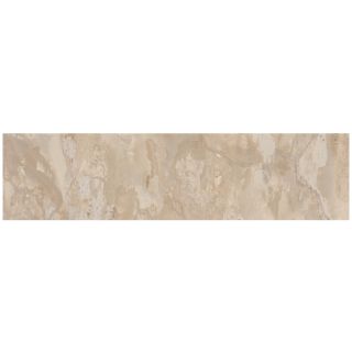 Style Selections Anesi Caramel Glazed Porcelain Indoor/Outdoor Bullnose Trim (Common 3 in x 12 in; Actual 2.82 in x 11.85 in)
