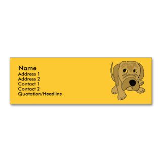 CD  Grumpy Puppy Business Card