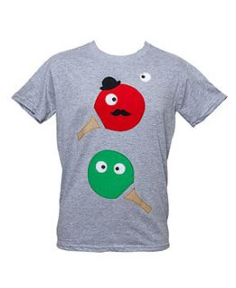 men's table tennis sports inspired t shirt by not for ponies