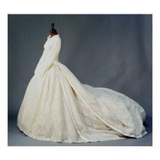 Wedding dress of Katharine Worsley Poster