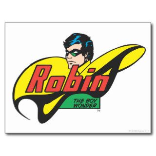 Robin The Boy Wonder Post Cards