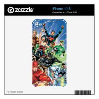 The New 52   Justice League #1 iPhone 4S Decals