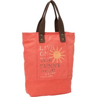 Life is good Utility Tote Sunny Side, Sunset Coral