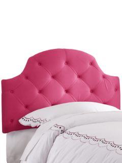 Velvet Tufted Arched Headboard by Skyline Furniture