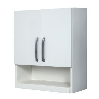 DECOLAV Cameron Modular 26 in H x 22 in W x 9 in D White Wall Cabinet