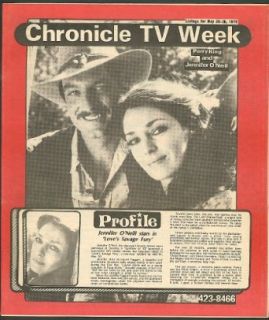 CHRONICLE TV WEEK Jennifer O'Neill Perry King 5/20 1979 Entertainment Collectibles