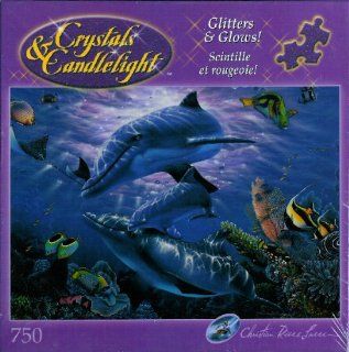 Crystals and Candlelight Christian Riese Lassen Sanctuary Puzzle Glitter and Glows Toys & Games