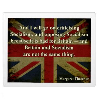Margaret Thatcher Anti Socialism Display Plaques