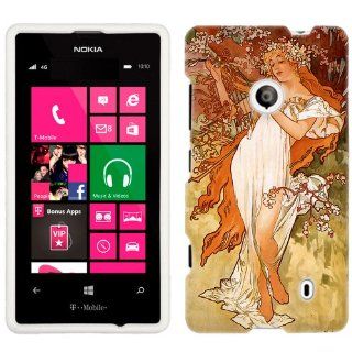 Nokia Lumia 521 Alfons Mucha Spring Phone Case Cover Cell Phones & Accessories