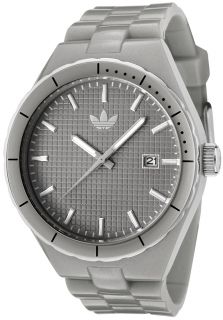 Adidas ADH2102  Watches,Cambridge Grey Grid Textured Dial Grey Polyurethane, Casual Adidas Quartz Watches