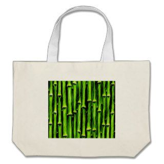 Green bamboo canes wood Natural Brown Texture Styl Bag