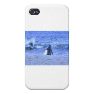 HDR Surfer Holding Body Board iPhone 4/4S Cases