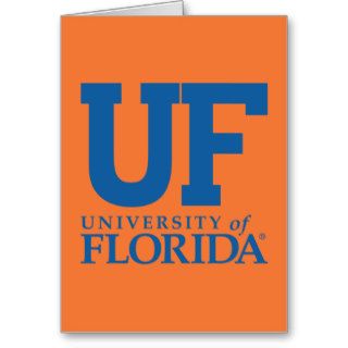 UF University of Florida Logo Greeting Card