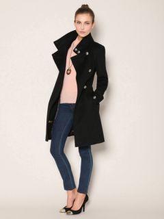 Izzy Wool Belted Coat by Tahari Outerwear