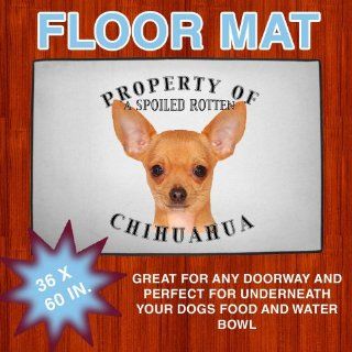 Shop Chihuahua Property Of Floor Mat 36 in X 60 in at the  Home Dcor Store. Find the latest styles with the lowest prices from S & K