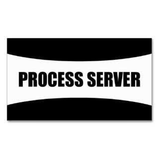 Process Server Business Card