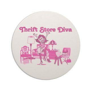 Thrift Store Diva Drink Coasters