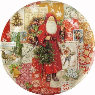 Punch Studio Holiday Dinner Plates  #56155 Christmas Victorian Christmas Paper Plates Kitchen & Dining