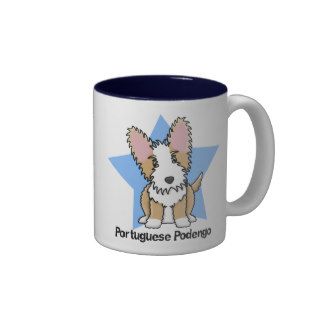 Kawaii Star Wire Portuguese Podengo Coffee Mug