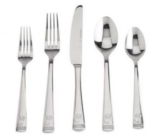 Rachael Ray Stainless Steel 70 pc. Little H Service for 12 Flatware Set —