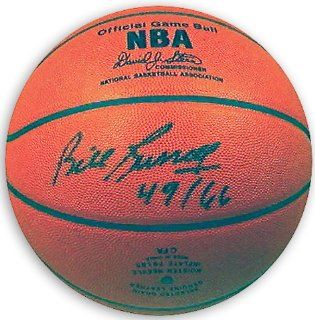Bill Russell Celtics Autographed Basketball  Sports Related Collectibles  Sports & Outdoors