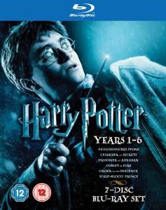 Harry Potter Collection Years 1 6      Blu ray