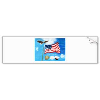For God and Country Bumper Stickers