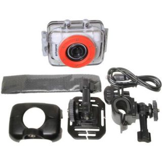 Polaroid XS7 HD Action Camera with Touchscreen, Mounting Kit, and 8GB Transcend Micro SDHC Card and Adaptor      Electronics