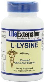 Life Extension L Lysine 620 MG 100 Veg Caps Health & Personal Care