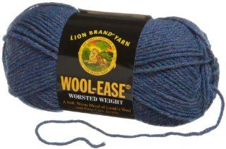 Lion Brand Yarn 620 115 Wool Ease Yarn, Blue Mist